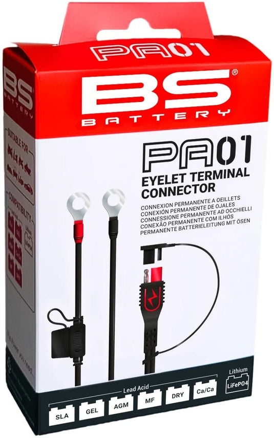 Bs-battery zubehör eyelet cable battery pa01 m. protection
