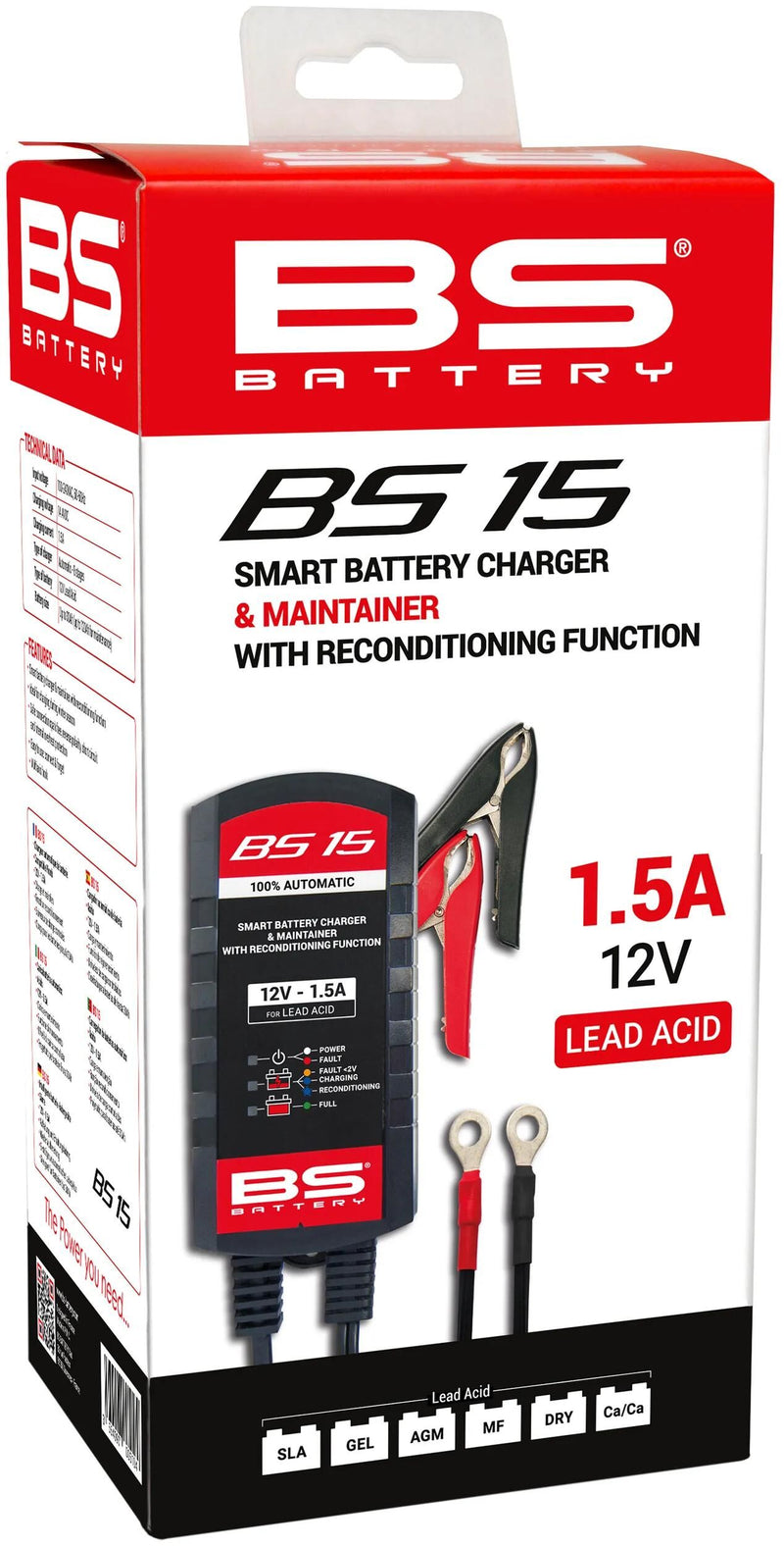 Load image into Gallery viewer, Bs-battery batterieladegerät bs15 charger bs15,bs-charge 1,5a
