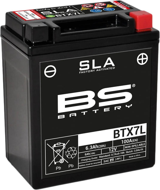 Bs-battery batterie btx7l btx7l-bs btx7l battery bs sla