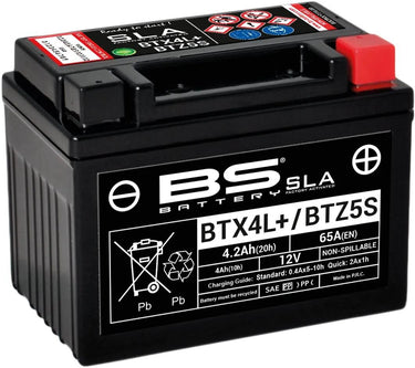 Bs-battery batterij btx4l+ btz5s battery btx4l+ btz5s 4ah bs sla