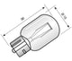 Spahn glasfittinglampen glass base lamps 12v 7w t15w2,1x9,5d