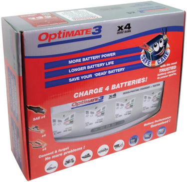 Tecmate acculader optimate3 optimate 3 charger 4-seater bench