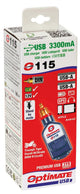 Tecmate usb-adapter usb charger optimate m. din stecker