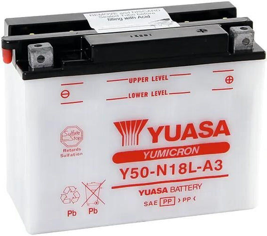 Yuasa batterie y50-n18l-a3 battery y50-n18l-a3 standard without sp