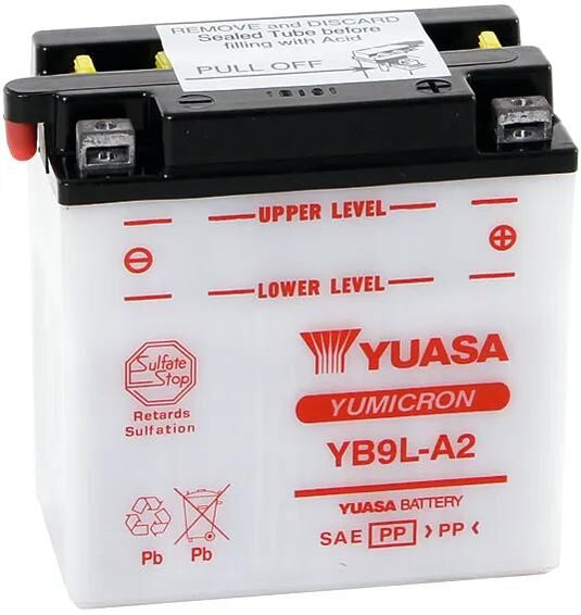 Yuasa batterie yb9l-a2 battery yb9l-a2 standard without sp