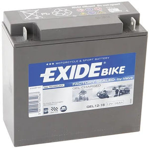 Exide batterij g12-16 battery g12-16 gel din 51616