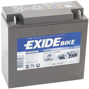 Exide batterij g12-16 battery g12-16 gel din 51616