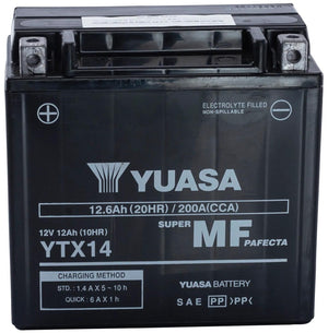Yuasa batterij ytx14 ytx14-bs battery ytx14 agm