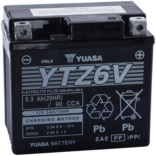 Yuasa batterie ytz6v battery ytz6v agm