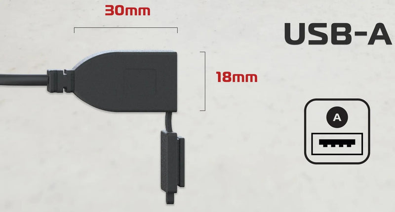 Load image into Gallery viewer, Oxford ladekabel usb-charging device oxfor type a 3.0 amp
