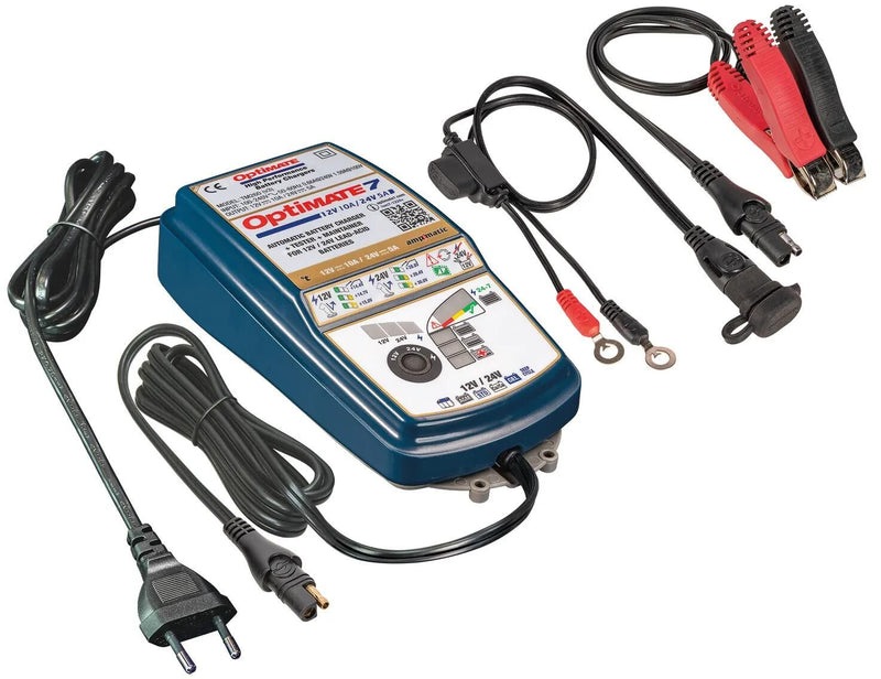 Load image into Gallery viewer, Tecmate batterieladegerät optimate 7 12v-24v optimate 7 charger 12v 24v

