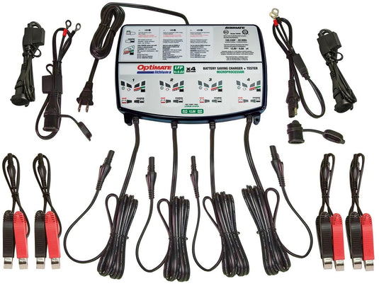 Tecmate batterieladegerät optimate lithium 4x0.8a optimate charger lithium 0.8v quad bank