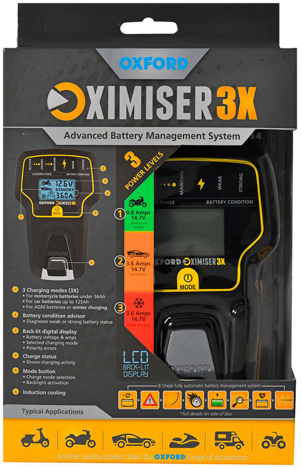 Load image into Gallery viewer, Oxford acculader oximiser 3x battery charger oximizer 3x euro
