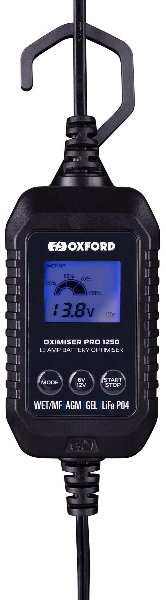 Oxford acculader oximiser pro 1250 . battery charger oximiser pro 1250