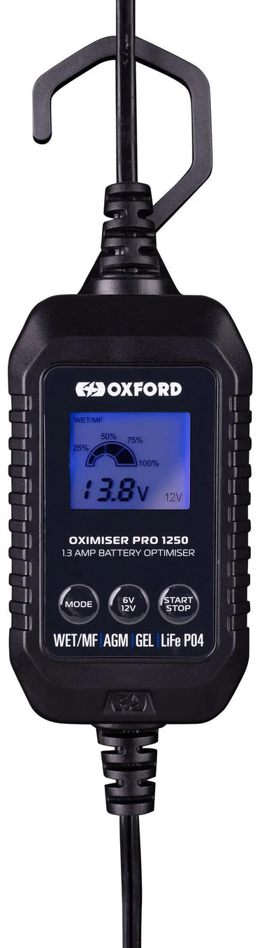 Oxford batterieladegerät oximiser pro 1250 battery charger oximiser pro 1250