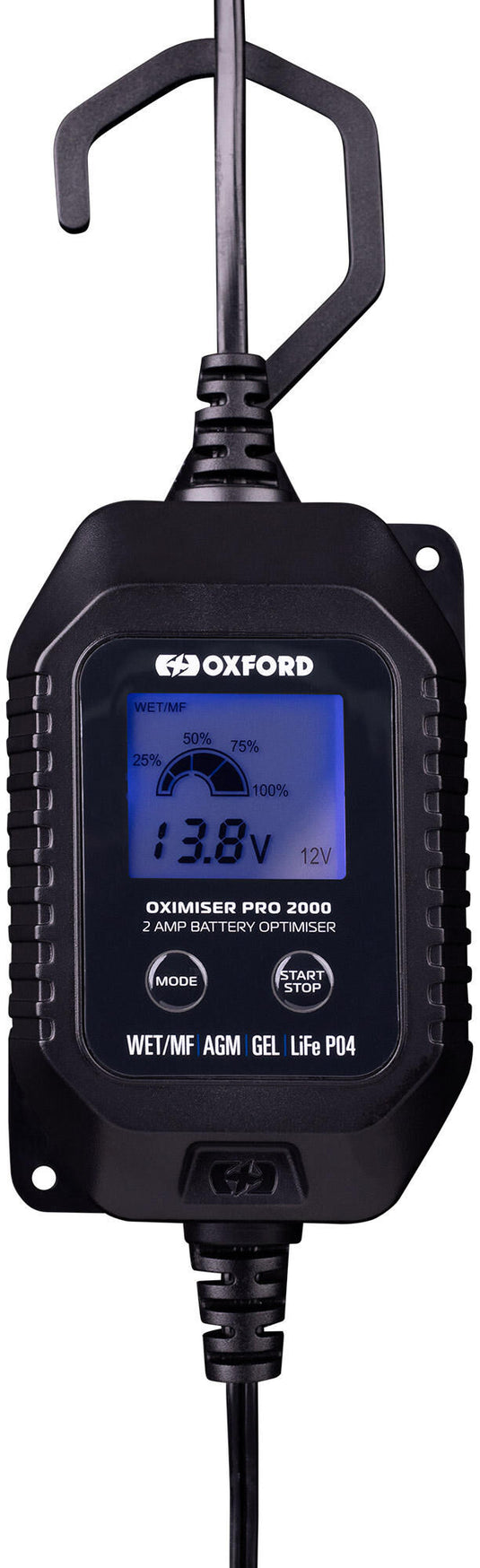 Oxford acculader oximiser pro 2000 . battery charger oximiser pro 2000