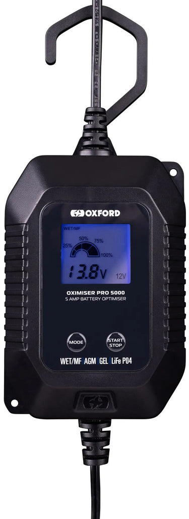 Oxford batterieladegerät oximiser pro 5000 battery charger oximiser pro 5000