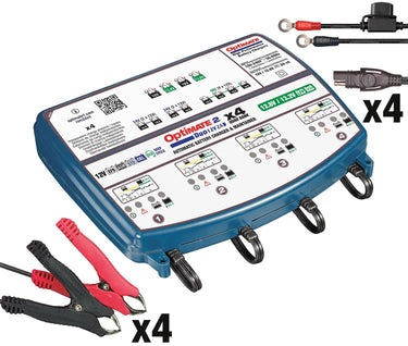 Tecmate acculader optimate 2 duo optimate 2 charger duo 4-seater bench