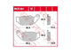 Trw remblokken mcb 867 brake pads organ. mcb 867