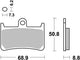 Trw remblokken mcb 611 brake pads sinter mcb 611scr