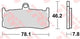 Trw remblokken mcb816 brake pads sinter mcb 816 sv