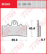 Trw remblokken mcb 834 brake pads organ. mcb 834