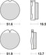 Trw remblokken mcb 35 brake pads organ. mcb 35
