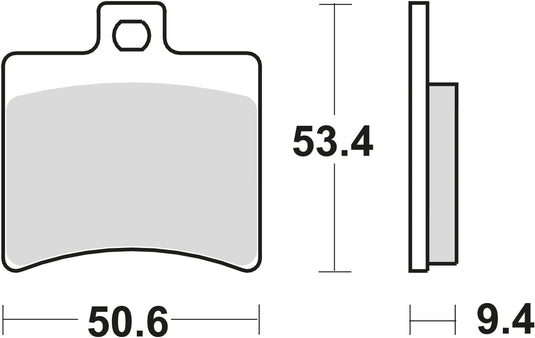Trw bremsbelag mcb 710 brake pads organ. mcb 710