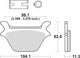 Trw remblokken mcb 583 brake pads organ. mcb 583
