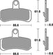 Trw remblokken mcb 813 brake pads org.perf. mcb 813
