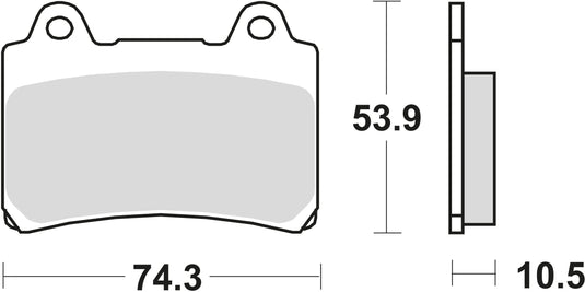 Trw bremsbelag mcb 559 brake pads organ. mcb 559