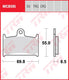 Trw remblokken mcb 595 brake pads organ. mcb 595