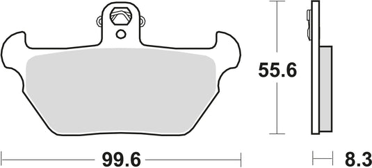 Trw bremsbelag mcb 621 brake pads organ. mcb 621