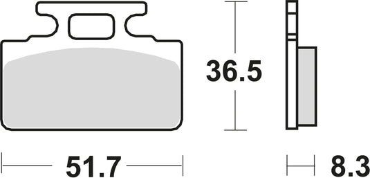 Trw remblokken mcb 589 brake pads organ. mcb 589
