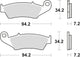 Trw remblokken mcb 669 brake pads sinter mcb 669 si