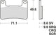 Trw remblokken mcb 752 brake pads sinter mcb 752 sv