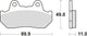 Trw remblokken mcb 512 brake pads sinter mcb 512 sh
