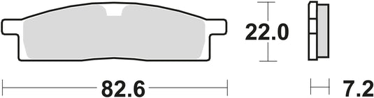 Trw remblokken mcb 558 brake pads sinter mcb 558 si