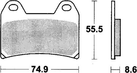 Trw bremsbelag mcb 683 brake pads carbon mcb 683 crq