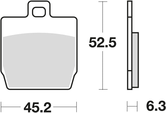 Trw bremsbelag mcb 701 brake pads organ. mcb 701