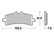 Trw remblokken mcb 792 brake pads sinter mcb 792 trq