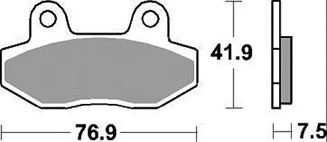 Trw bremsbelag mcb 822 brake pads sinter mcb 822 sv