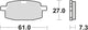Trw bremsbelag mcb 590 brake pads organ. mcb590ec