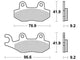 Trw remblokken mcb 689 brake pads organ. mcb689ec