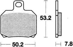 Trw bremsbelag mcb 700 brake pads sinter mcb700srm