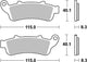 Trw remblokken mcb 704 brake pads sinter mcb704srm
