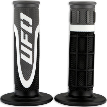 Ufo plast griffgummi axiom rubber grip pair ufo black white grey