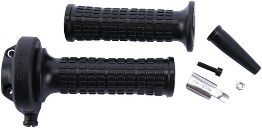 Domino gasgriffarmatur vintage throttle grips alu chr vint gheprad