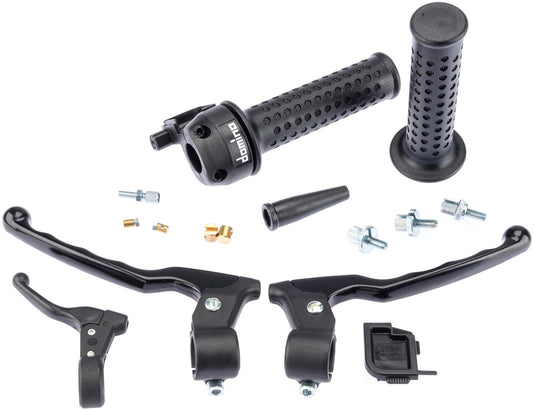 Domino gasdraaigreep armatuur classic handle set classic gas, choke, brake grips