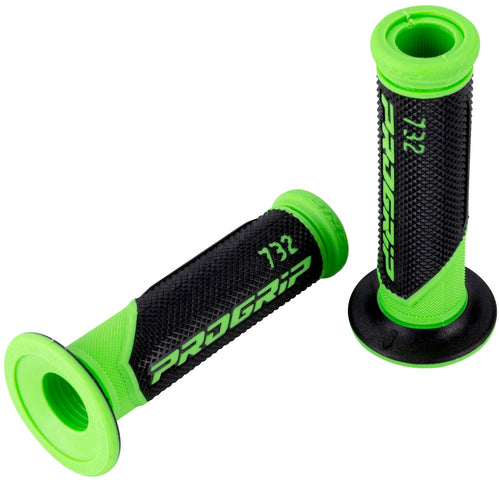 Progrip handvat 732 mod. 18 rubber grip 732 gn sw 125mm open.fluo